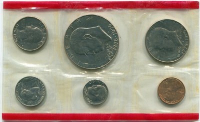 США набор из 6-ти монет 1975 г. D