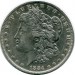 Монета США 1 доллар 1884 год.