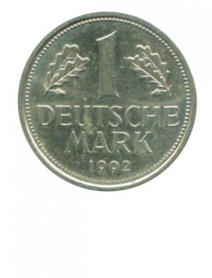 ФРГ 1 марка 1992 г.  D