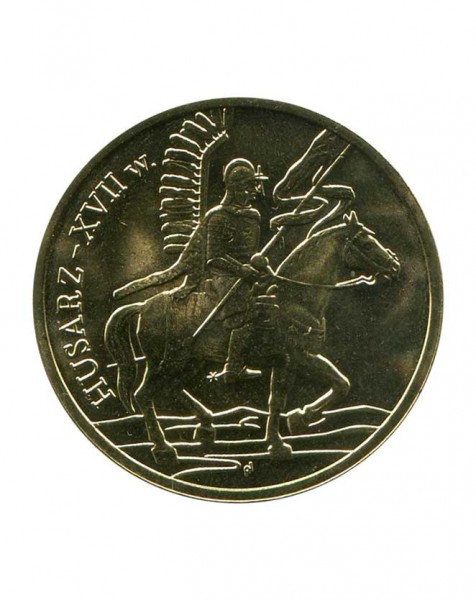 2 злотых, Гусар XVII в. 2009 г. История польской кавалерии