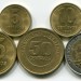 Аргентина набор из 5-ти монет.