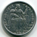 Монета Французская полинезия 1 франк 1985 год.