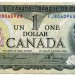 Банкнота Канада 1 доллар 1973 год.