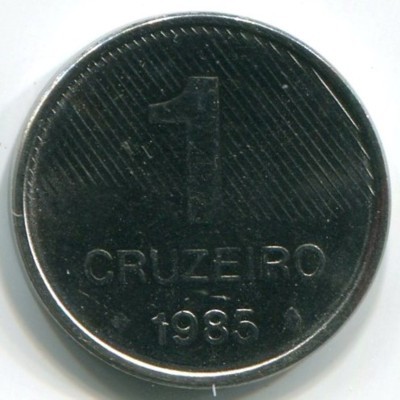 Монета Бразилия 1 крузейро 1985 год. FAO