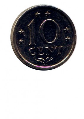 Нидерландские Антильские острова 10 центов 1971 г.