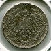 Монета Германия 1/2 марки 1906 год. А