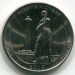 Монета США 25 центов 2013 год. Международный мемориал мира. D
