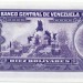 Банкнота Венесуэла 10 боливар 1992 год.