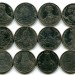 Польша набор из 12-ти монет 1979-1989 год. Короли Польши.