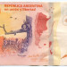 Банкнота Аргентина 1000 песо 2017 год.