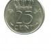 Нидерланды 25 центов 1954 г.