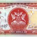 Банкнота Тринидад и Тобаго 1 доллар 2002 год.