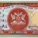 Банкнота Тринидад и Тобаго 1 доллар 2006 год.