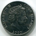 Монета Острова Кука 5 центов 2000 год. FAO