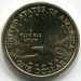 Монета США 1 доллар 2001 год. P "Сакагавея"