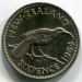 Монета Новая Зеландия 6 пенсов 1964 год.