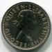 Монета Новая Зеландия 6 пенсов 1964 год.
