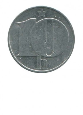 Чехословакия 10 геллеров 1989 г.