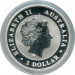Монета Австралия 1 доллар 2010 год. Кукабарра