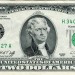 США, банкнота 2 доллара 1976 г.