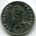 Монета Французская Полинезия 20 франков 2001 год.