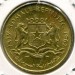 Монета Сомали 5 чентезимо 1967 год.