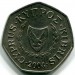 Монета Кипр 50 центов 2004 год.