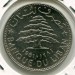 Монета Ливан 1 ливр 1981 год.