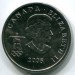Монета Канада 25 центов 2008 год. Фристайл