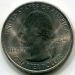 Монета США 25 центов 2015 год. Национальный исторический парк Саратога. P