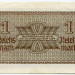 Банкнота Германия 1 рейхсмарка 1939-1945 год.