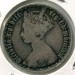 Монета Великобритания 1 флорин 1858 год.