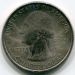 Монета США 25 центов 2010 год. Национальный парк Хот-Спрингс. P