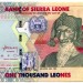 Банкнота Сьерра-Леоне 1000 леоне 2010 год.