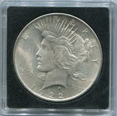США, серебряная монета 1 доллар 1922 г.