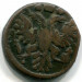 Монета Российская Империя полушка 1735 год.