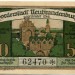 Банкнота город Нойбранденбург 50 пфеннигов 1922 год.