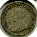 Монета Канада 5 центов 1912 год. Король Георг V
