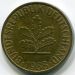 Монета ФРГ 10 пфеннигов 1988 год. D