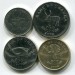 Уганда набор из 4-х монет.