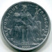 Монета Французская полинезия 2 франка 2009 год.