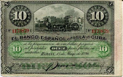 Куба, Банкнота 10 песо