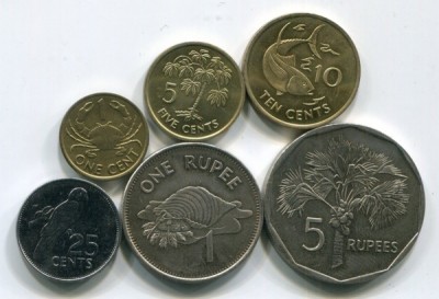 Сейшельские острова набор из 6-ти монет.