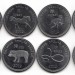 Сомалиленд, набор монет 10 шиллингов, символ года 2012 г.