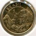 Монета Бразилия 10 сентаво 2002 год.