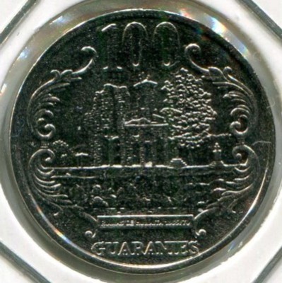 Монета Парагвай 100 гуарани 2016 год.