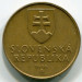 Монета Словакия 1 крона 1995 год.