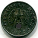 Монета Германия 1 пфенниг 1942 год. A 