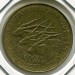 Монета Центрально-Африканские штаты 10 франков 1975 год.