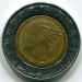 Монета Италия 500 лир 1994 год. 500 лет со дня рождения Луки Пачоли.
